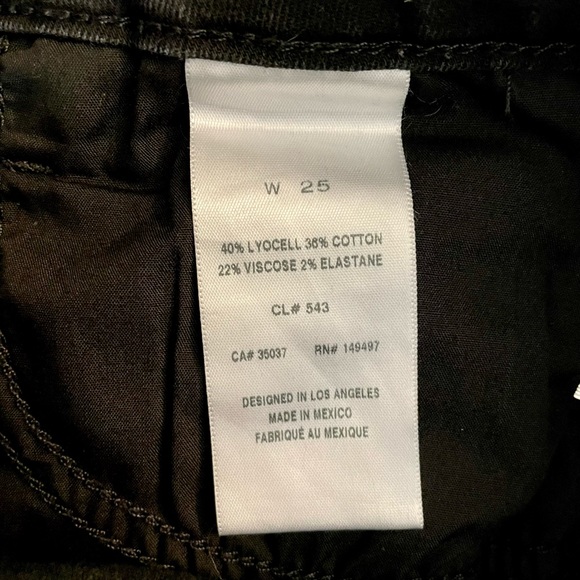 Black Cropped Skinny Jeans - Picture 4 of 4